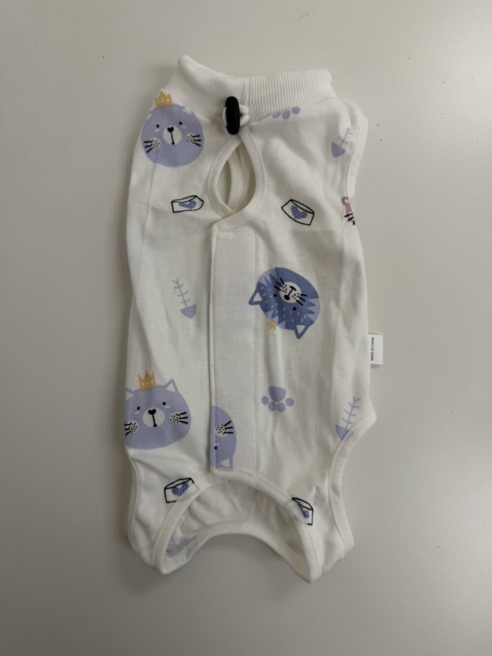 Cat Recovery Suit After Surgery Breathable Cat Recovery Suits llamas Sz Med NWOT - Picture 2 of 8